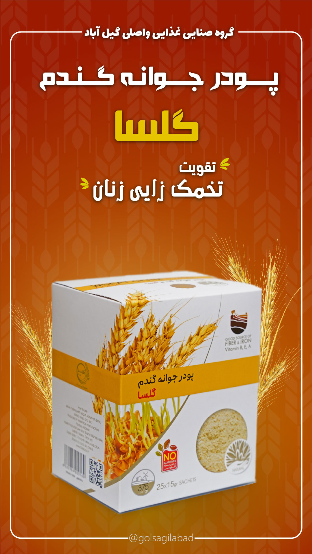 پودر جوانه گندم گلسا در گلسا گیل آباد