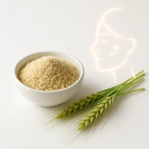 جوانه گندم برای چاقی صورت و بدن | روش مصرف + تاثیرات واقعی